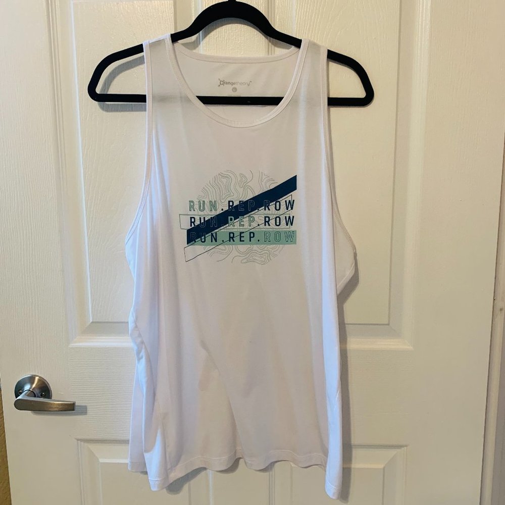 Orangetheory Fitness Women's Run Rep Row Tank, Size XL, EUC